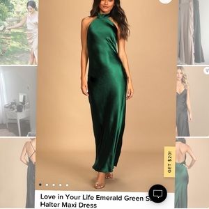 Lulus halter dress XS